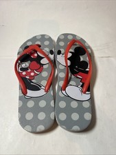 Disney Mickey and Minnie Mouse Kissing Flip Flops Size 5/6