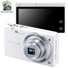 Samsung MV800 Digital Camera 16 MP 5x Optical Zoom 720p HD Video Recording White