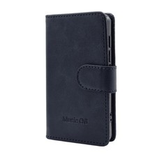 Samvix Leather Book Case for Q6 Music Player Blue 