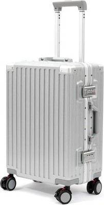 UrbanExplorer 20 Inch Carry On Luggage Aluminum Frame Airline Approved, Zipperle