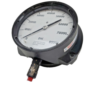 ASHCROFT 6'' Duragauge Pressure Gauge 0-80,000 PSI
