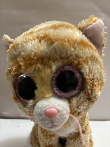 Ty Beanie Boos Tabitha Katze Kätzchen 6 Zoll Plüsch orange Tabby selten Rarität kostenloser Versand - Bild 7 von 8