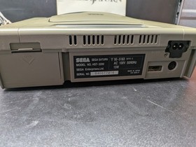 Sega Saturn Console and Box Only, HST-3200 Gray Japanese Unit, Not Working/As-Is