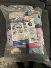Pokemon Kanto Favorites 4 Pc Twin Bed in a Bag Set, Comforter  Sheets