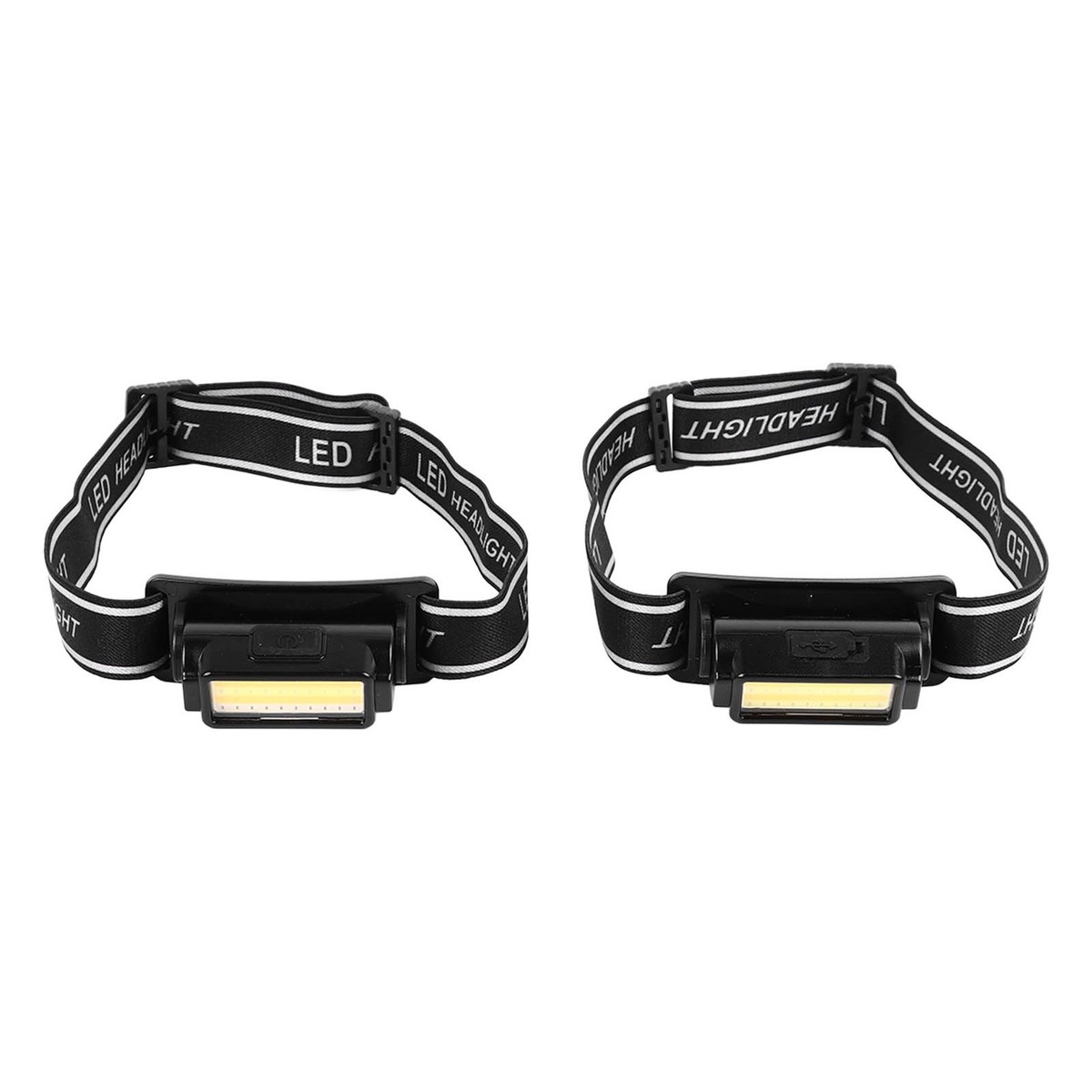 DARKBEAM Lampe frontale rechargeable par USB COB LED avec