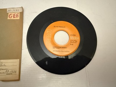 Elvis Presley Suspicious Minds/You'll Think Of Me RCA Victor 45 Vinyl 7'' 47-9764