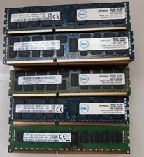 Lot of 27 Mix Samsung Micron SK Hynix 8GB 2Rx4 PC3/PC3L 12800R/10600R RAM