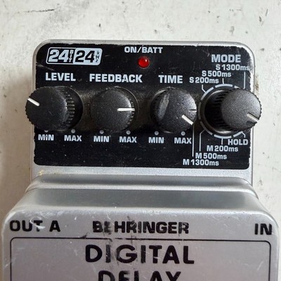 Behringer Digital Delay DD100 Gray 24-bit Echo Stereo Effects
