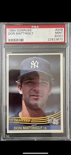 1984 Donruss Don Mattingly #248 PSA 9 (OC)