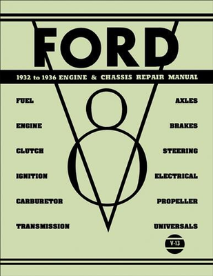#ad #ad Ford Engine and Chassis Shop Manual V8 Repair 1932 1933 1934 1935 1936 Service $24.00