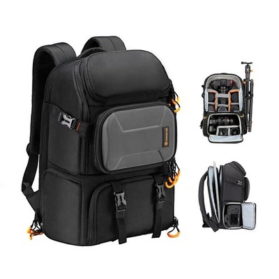 Professional Camera Backpack Large - DSLR Bag with 15.6'' Laptop Compartment T...
