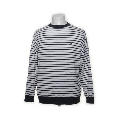 TwoThirds, Sweatshirt, Größe: M, Blau/Weiß, Baumwolle, Streifen #pVi