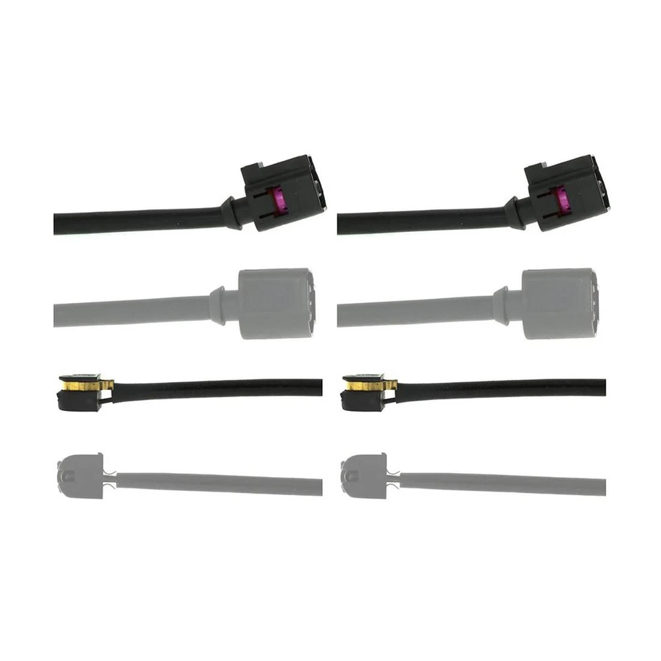 Sensor de desgaste de pastillas de freno de disco delanteras traseras Centric 4 piezas para Porsche Cayenne 2011-2018 Foto 2 de 2