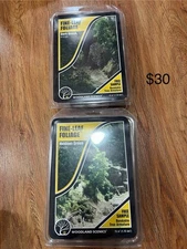 Model Landscaping Woodland Scenics Fine Leaf Foliage Lot Of Two