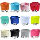 Serrated Wave Running Flat Shoelaces ( 12 Colors ) For Running Trainer Shoes
