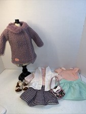 Our Generation OG 18" Muñeca Ropa Zapatos Lote Abrigo Doctor, Abrigo de Invierno, Cartera, etc.