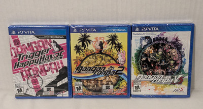 Danganronpa 1, 2, V3 Playstation PS Vita Trilogy Lot Bundle NEW