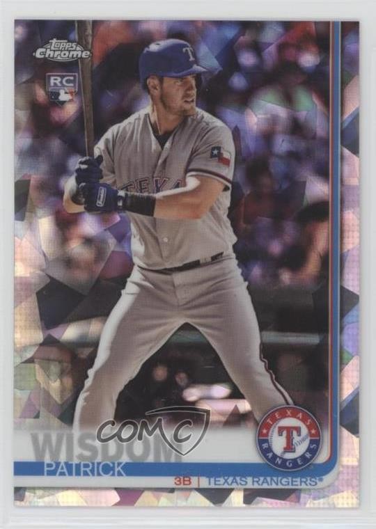 2019 Topps Chrome Sapphire Edition Patrick Wisdom #578 4l3