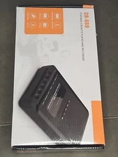 Portable Cassette Player Recorder USB Mode TF Mode Earphone Jack, CR-669, White