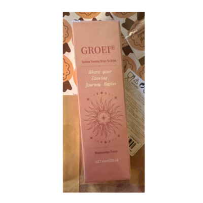 GROEI Sunless Tanning Drops Watermelon Flavor 60ml Beta-Carotene Lutein