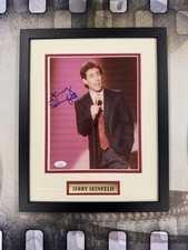 Jerry Seinfeld Signed 8x10 Photo Jsa Auto Custom Framed Actor Comedian 
