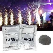 1Bag For Cold Spark Machine Solution 200g 1-5M Range Stage Effect Outdoor&Indoor