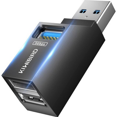 Mini USB Hub Mehrfach USB-Anschlüsse Kabeladapter 3 Port USB 3.0 2.0