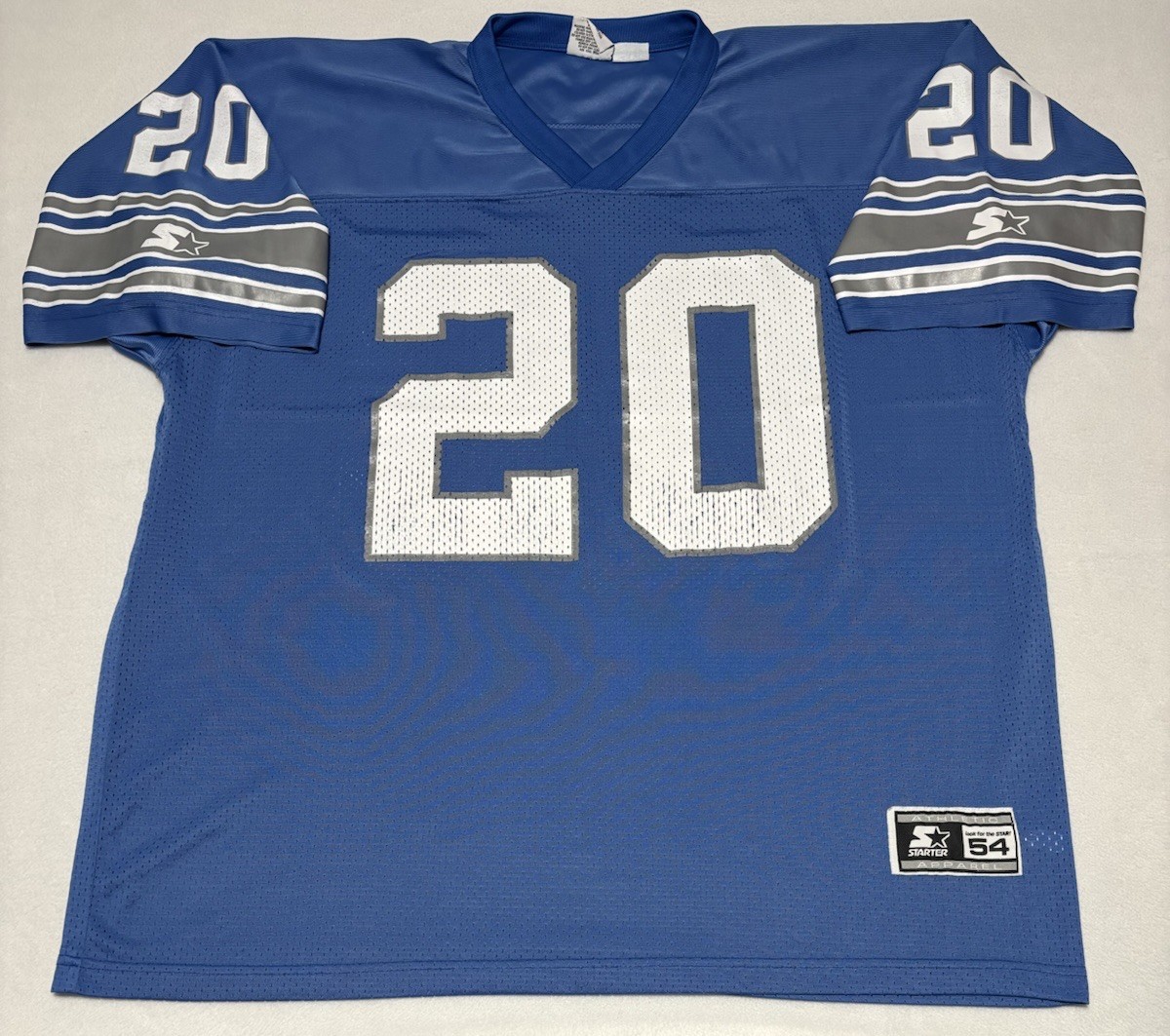 Detroit Lions Vintage Barry Sanders #21 Starter Football Jersey