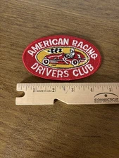 1960s American Racing Drivers Club Race Car Patch Mint Condition. Ships Prombtly