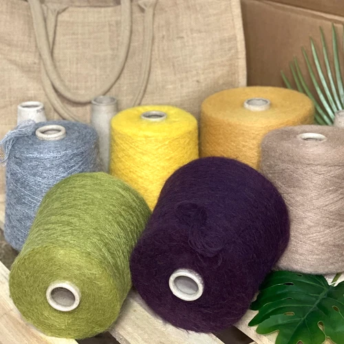 Mohair Wool Blend Yarn Cone for Lace Knitting Craft USA TARIFF FREE