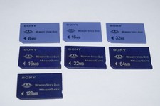 Sony Memory Stick Duo 8MB 16MB 32MB 128MB Blue Magic Gate PSP Camera Memory Card