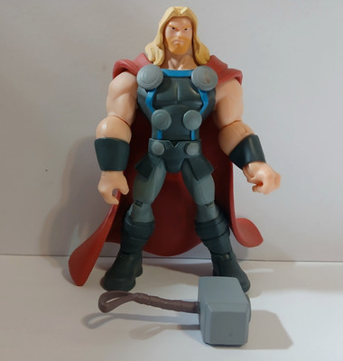 Disney Store Toybox Marvel Avengers Thor (MCU) 6'' inch action figure w hammer