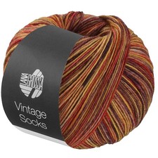 Lana Grossa VINTAGE SOCKS MULTI hochwertige Sockenwolle - Ton in Ton Farbeffekt