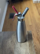 ISI Nitro Cream Whipper Dispenser Stainless Steel 1qt 1L