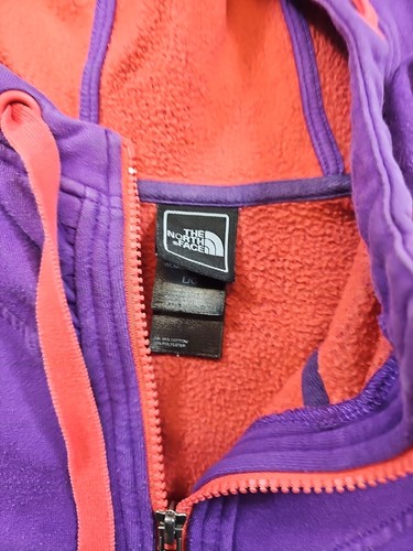 The North Face Hoodie Women's Large Full Zip Thumb Holes Pockets - Picture 6 of 15