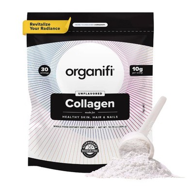 Organifi Collagen Powder - Hair, Nails, Skin - Types I, II, III, V, X
