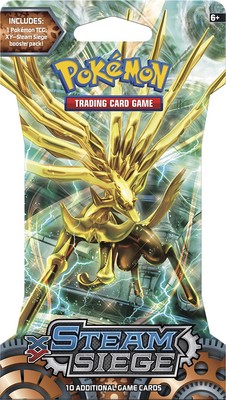 Pokemon XY Steam Siege SLEEVED Booster Pack [10 Cards] | eBay