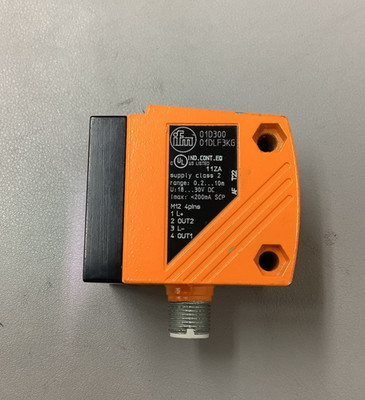 IFM O1D300 01DLF3KG Photoelectric Distance Sensor 18/30VDC (b643)