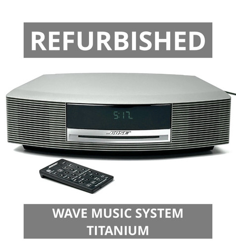Bose Wave Music System CD Player AM/FM Radio w Bluetooth (Titanium Silver) - Picture 1 of 4
