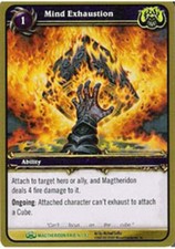 Light Play WoW TCG Mind Exhaustion Magtheridons Lair World of Warcraft