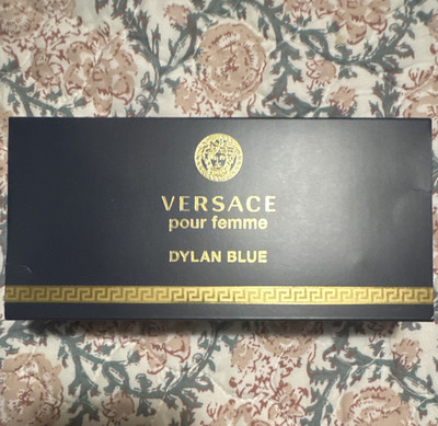 Versace Dylan Blue Pour Femme Gift Set EDP 0.17 fl oz + Gel/Lotion 0.8