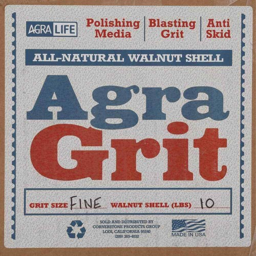 10 lb Fine Grit Walnut Shell Sandblasting Media NEW - Cleaning Abrasive - Picture 3 of 3