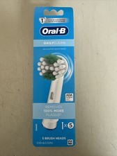 Oral-B Daily Clean Electric Toothbrush Replacement Brush Heads Refill, 5 Count