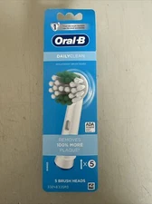 Oral-B Daily Clean Electric Toothbrush Replacement Brush Heads Refill, 5 Count