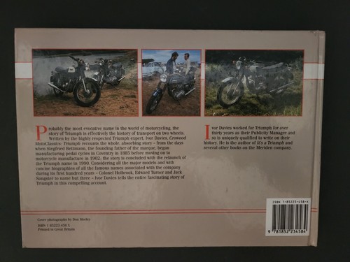 Triumph The Complete Story By Ivor Davies **From the Library of Jerry Hatfield** - Picture 5 of 5