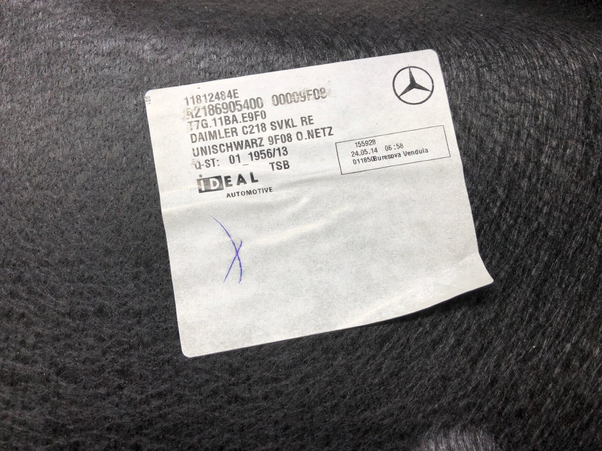 2012-2018 MERCEDES-BENZ CLS550 RIGHT PASS REAR QUARTER PANEL TRUNK