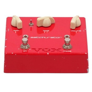 値下げしました。VOX Satchurator ギターエフェクター レッド Vox Joe Satriani Satchurator Distortion - エフェクター専門店