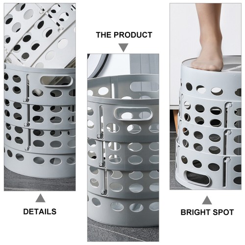 Acheter 2 Pcs Large Capacity Laundry Basket Foldable Dirty Clothes for Child