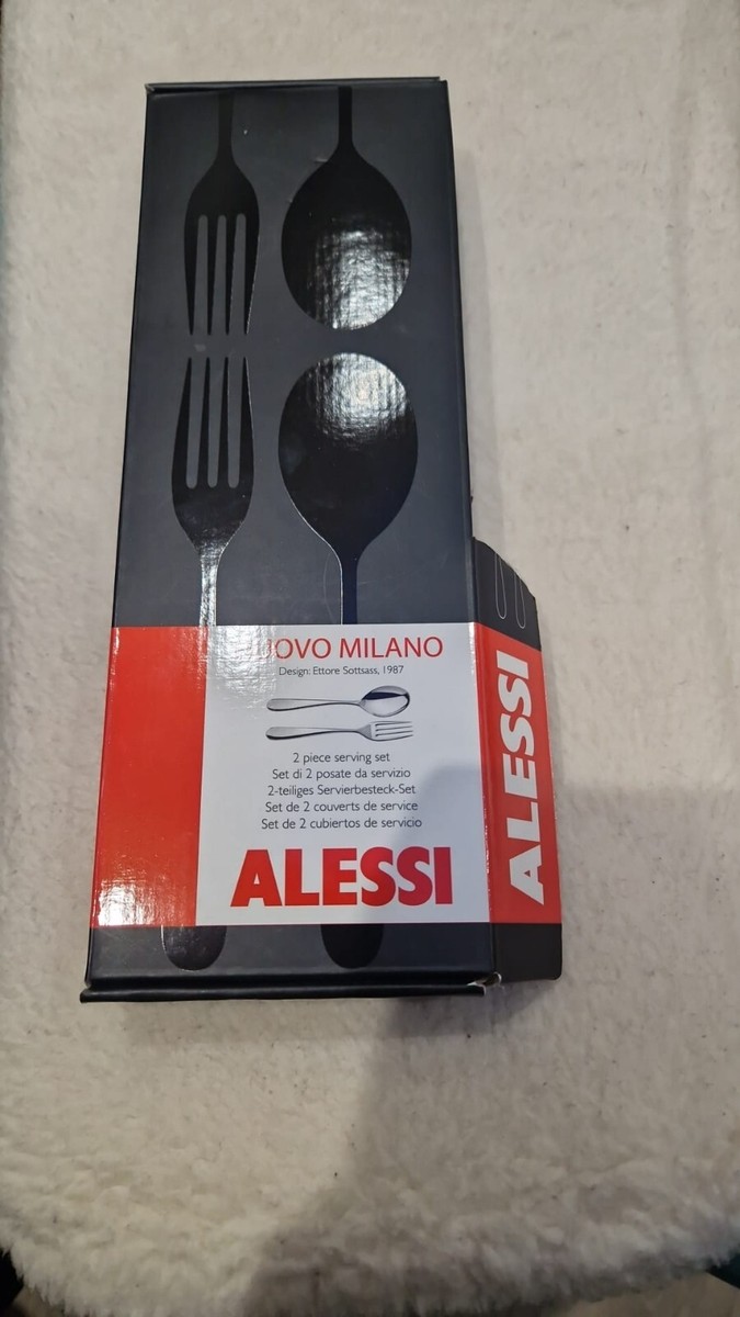 Alessi Nuovo Milano Cutlery 2 Piece Serving Set, new in box | eBay UK