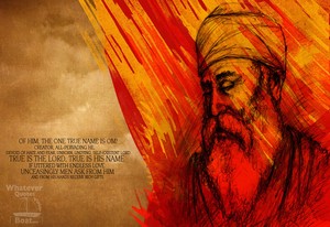 guru nanak dev ji wall art print picture poster sikh sikhism hd